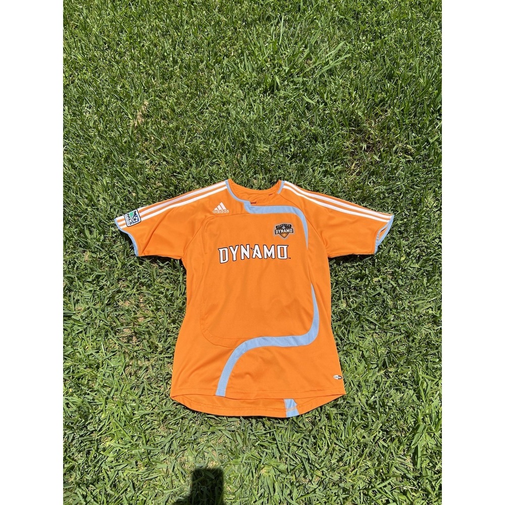 Vintage 2007 Adidas Houston Dynamo MLS Orange Soccer Jersey Size XL